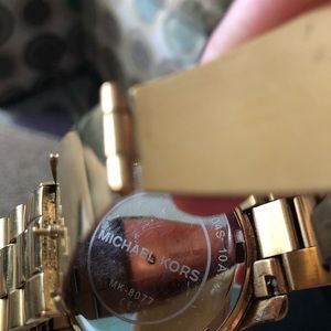 Authentic Michael Kors gold watch